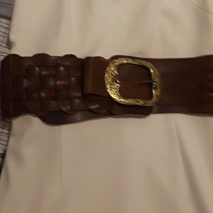 Leather belt
